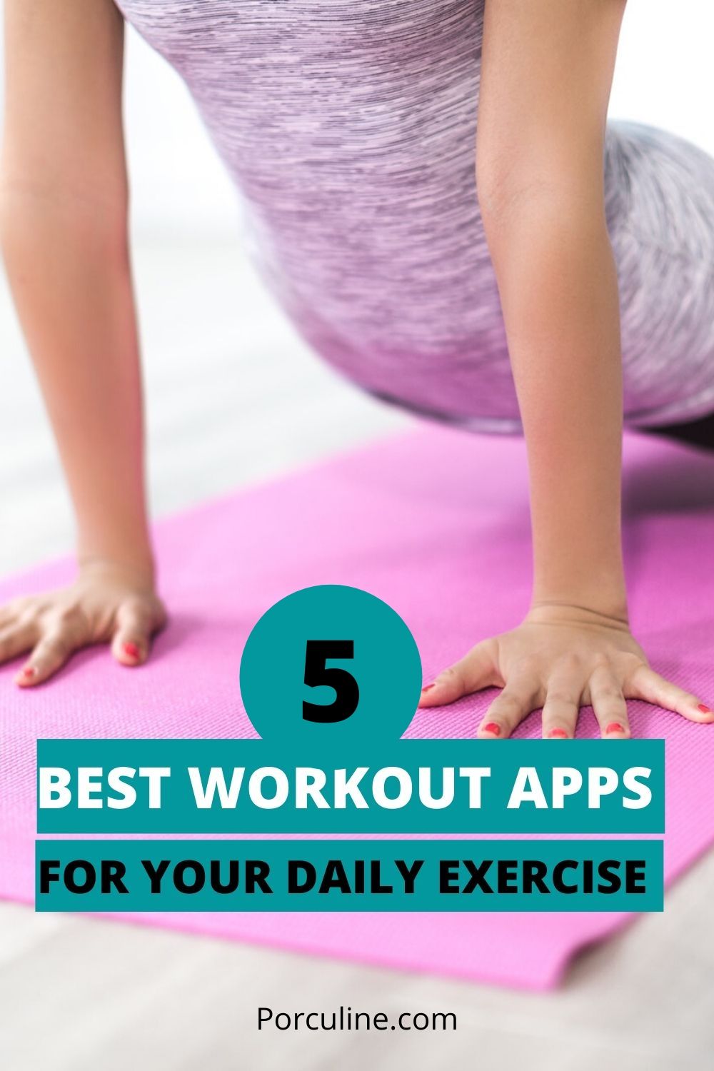 Pinterest pin for 5 Best Workout Apps Post