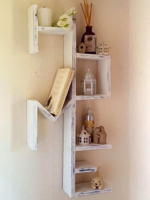 Letter Shelf with Book, Candle and Aromatherapy