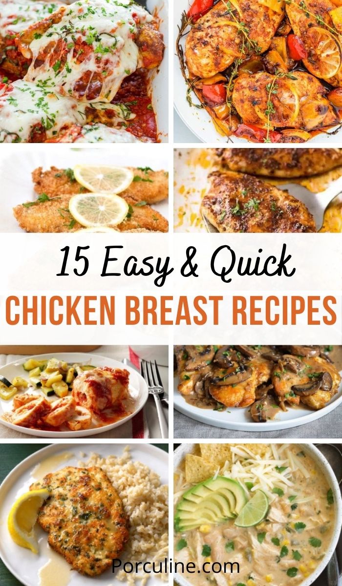 15 Easy & Delicious Boneless Chicken Breast Recipes - Porculine