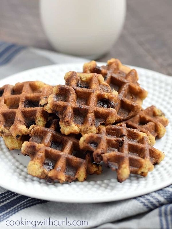Chocolate Chip Waffled Cookies Image