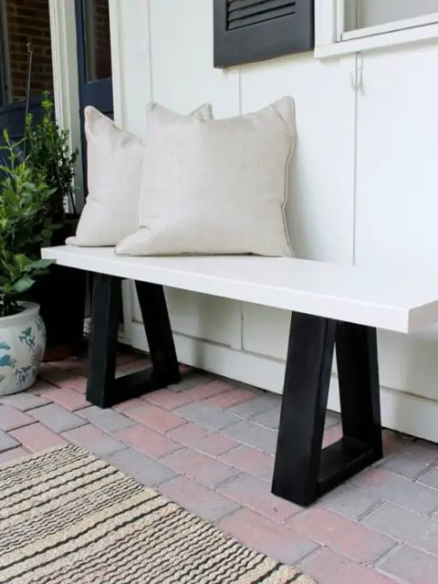 11 Simple & Creative DIY Benches for Indoors and Outdoors - Porculine