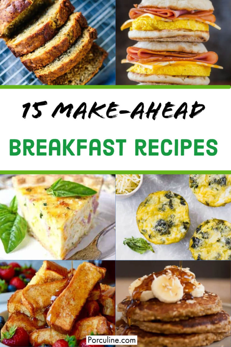 15 Healthy Freezer-Friendly Breakfast Ideas - Porculine