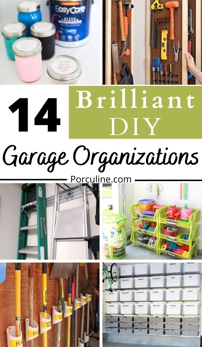 14 Completely Brilliant Garage Organization Ideas - Porculine