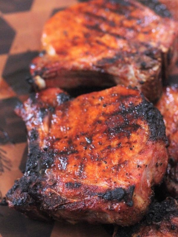 Grilled Pork Chops with Homemade BBQ Rub