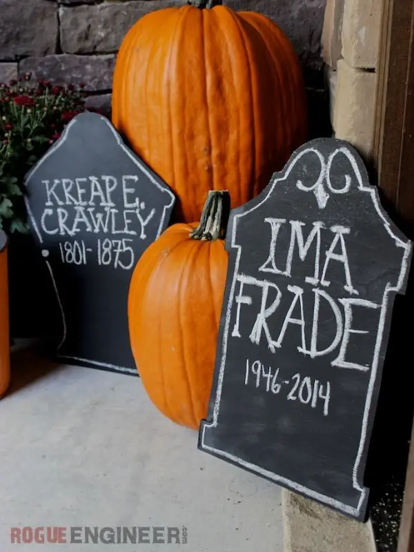 Chalkboard Tombstones