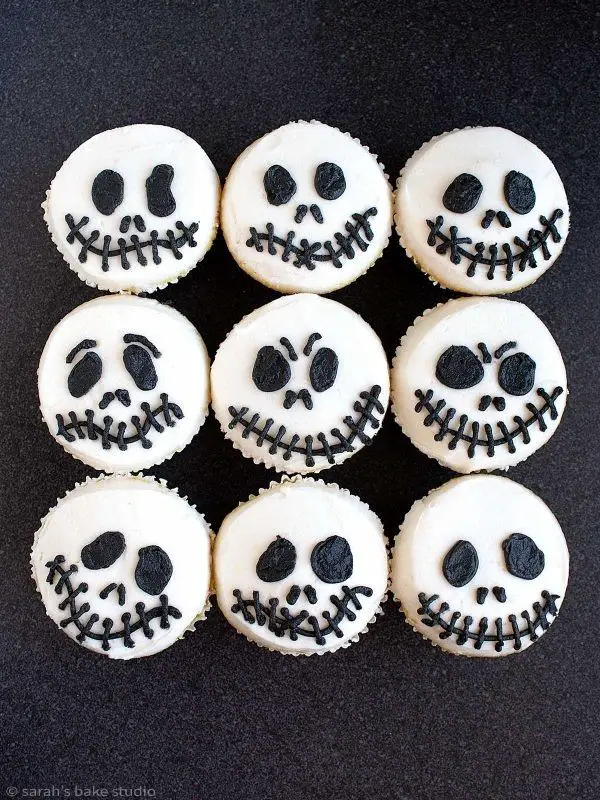 Jack Skeleton Cupcakes