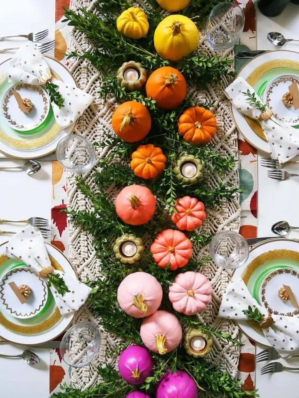 Colorful Table Setting