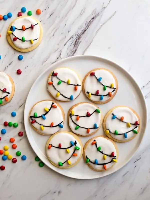 Christmas Light Cookies