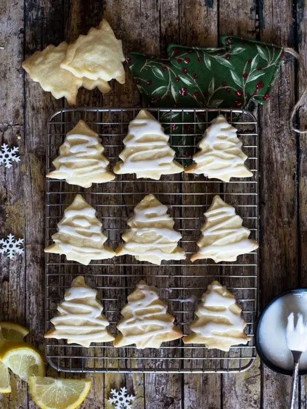 Lemon Shortbread Cookies