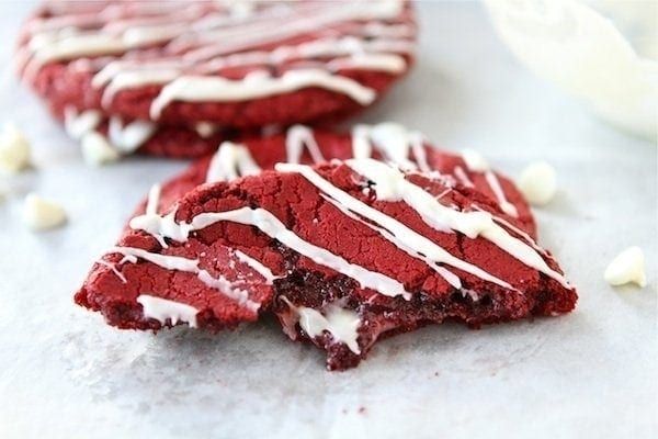 Red Velvet Cheesecake Cookies
