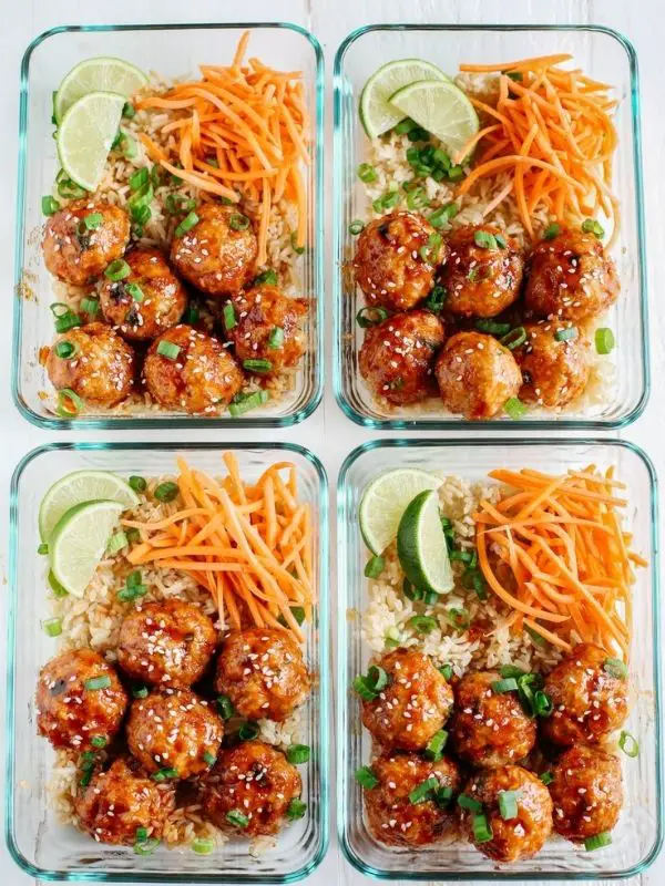 Honey Sriracha Glazed Meatballs