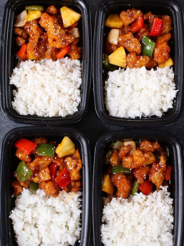 Sweet and Sour Chicken Meal Prep