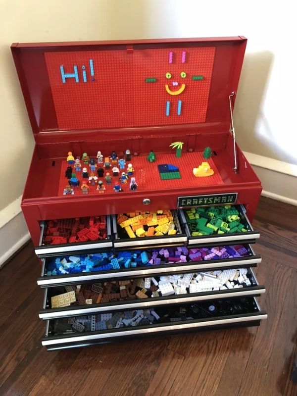 DIY Lego Storage Containers