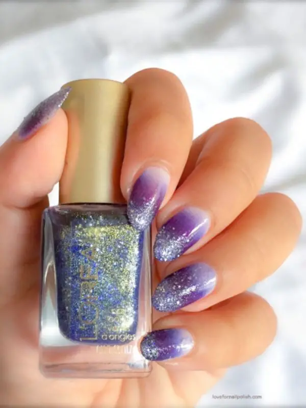 Purple Ombre Nail Designs