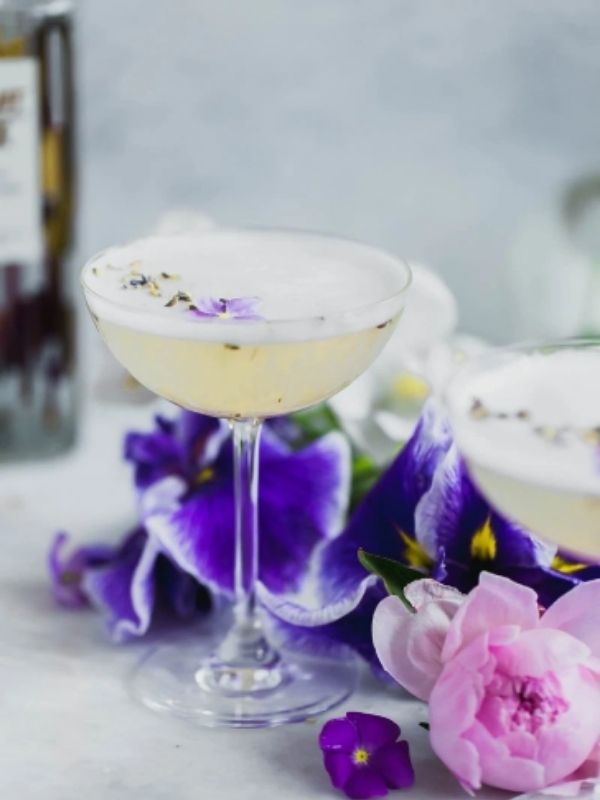 Lavender Coconut Vodka Sour