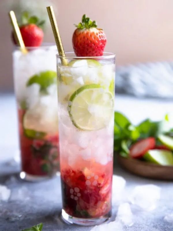 Strawberry Mojito Cocktails