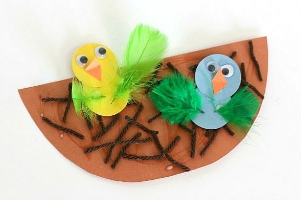 Baby Bird and Nest Craft