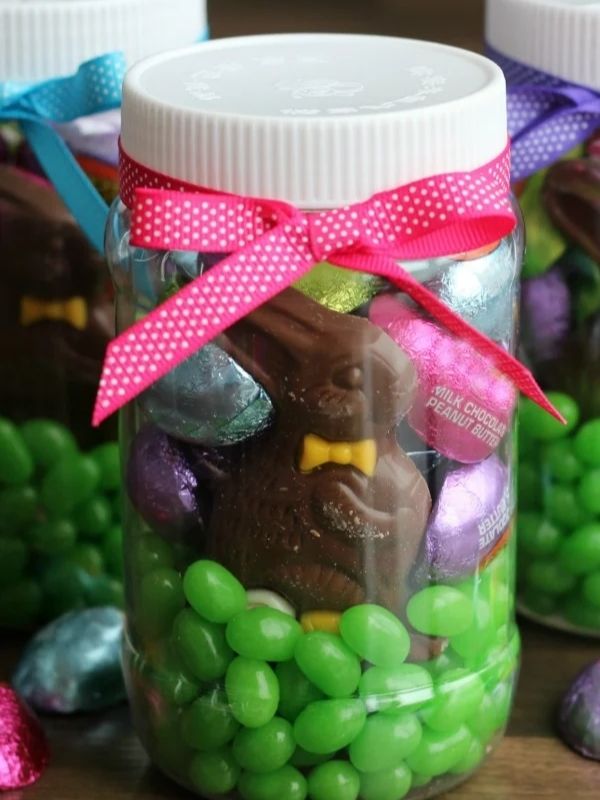 Candy Easter Mason Jar Image