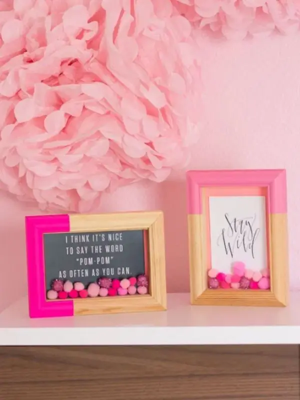 Pom-Pom Shadow Boxes