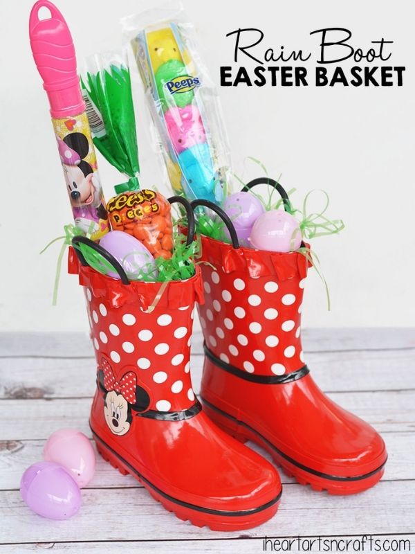 Rain Boot Easter Basket Image