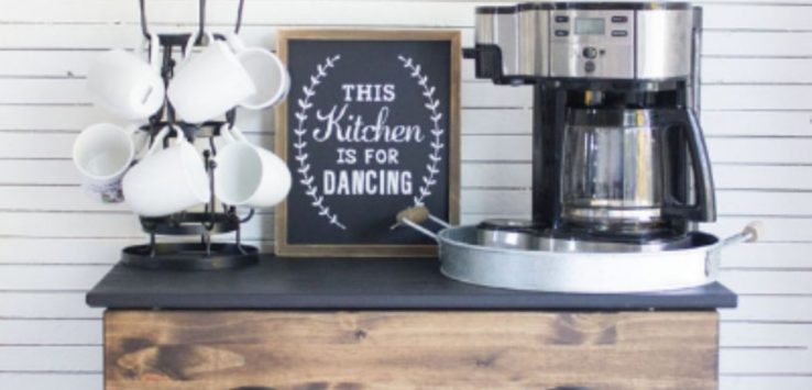 DIY Coffee Bar Table Ideas