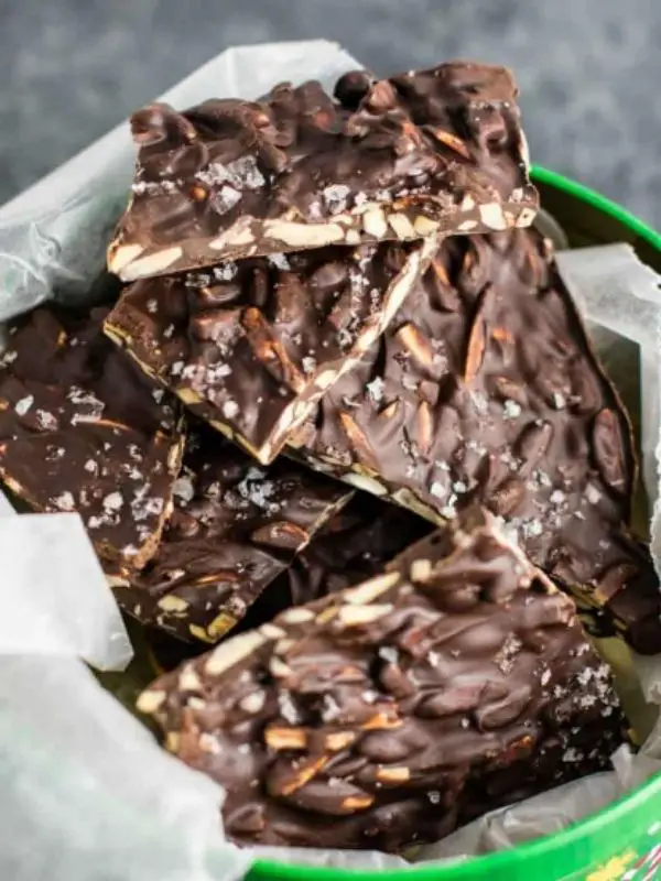 Dark Chocolate Almond Bark