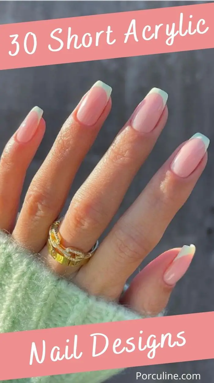 30 Short Acrylic Nails That'll Make Your Hands Look Pretty