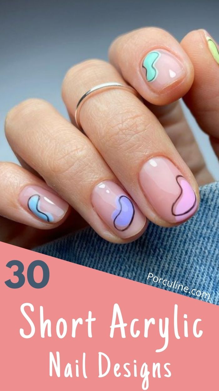 30 Short Acrylic Nails That'll Make Your Hands Look Pretty