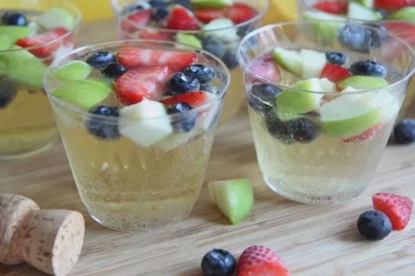 Sparkling Fruity Champagne Punch