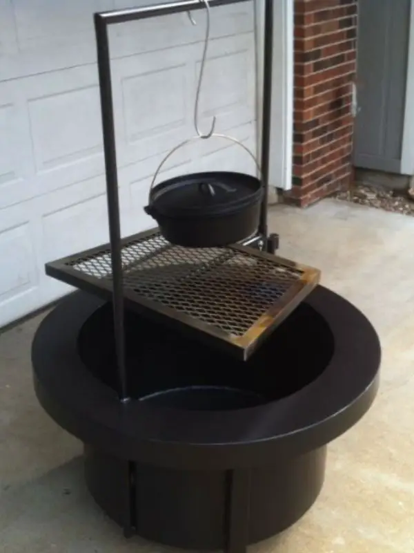 DIY Fire Pit Grill