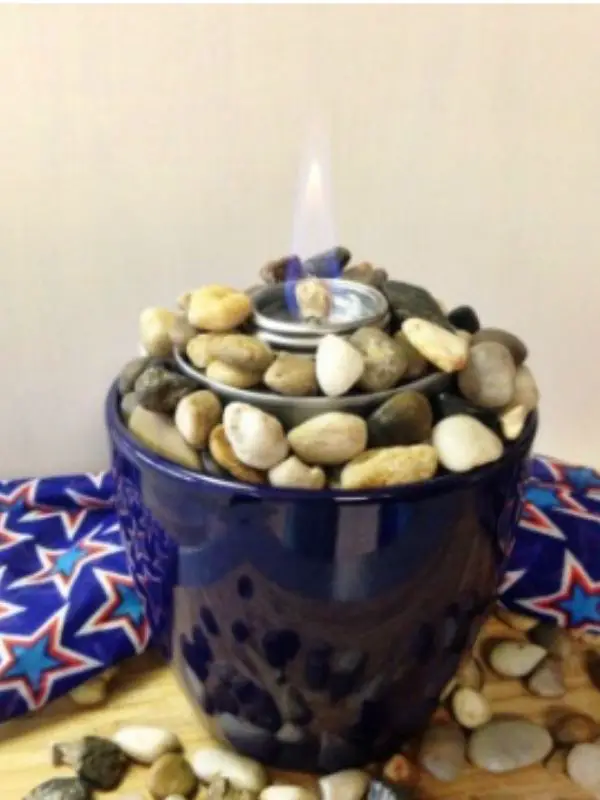 DIY Mini Tabletop Fire Pit