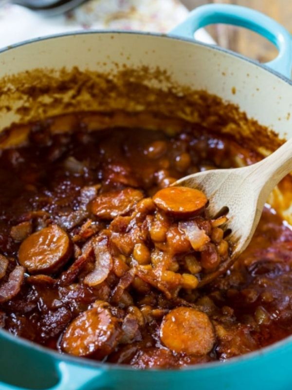 Baked Beans With Smoked Sausage