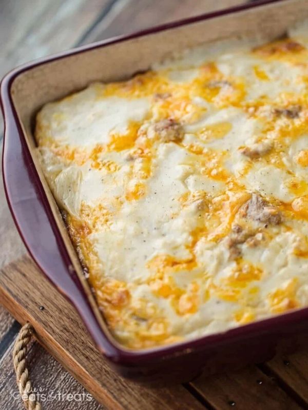 Biscuits and Gravy Overnight Breakfast Casserole Image