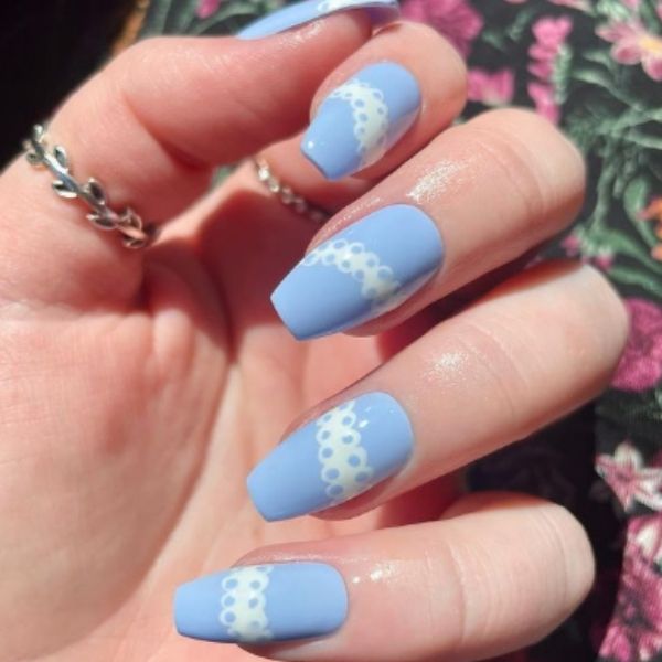 38 Pretty Blue Acrylic Nails Every Woman Have To Try Porculine