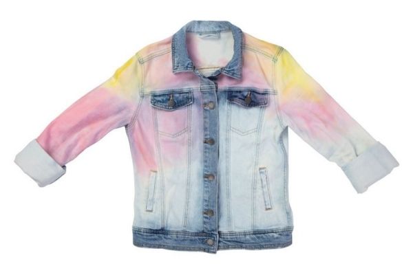 DIY Tie Dye Denim jacket