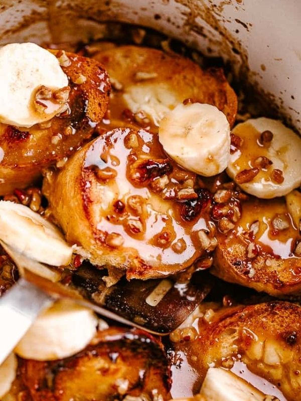 Slow Cooker Banana French Toast