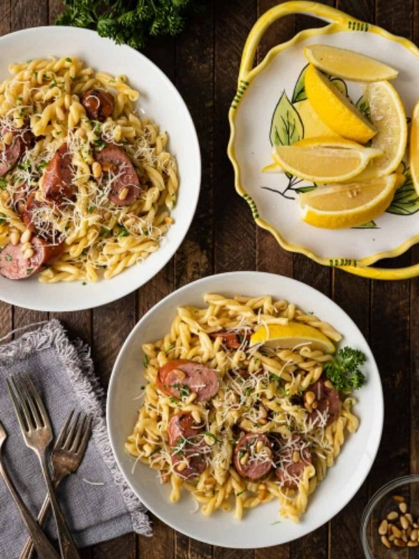 Smoked Sausage and Browned Butter Pasta