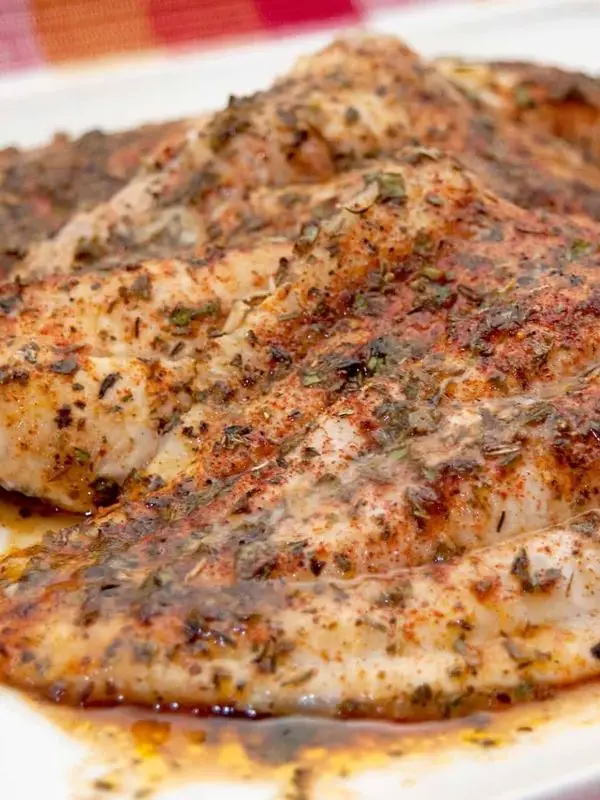 Baked Catfish with Herbs