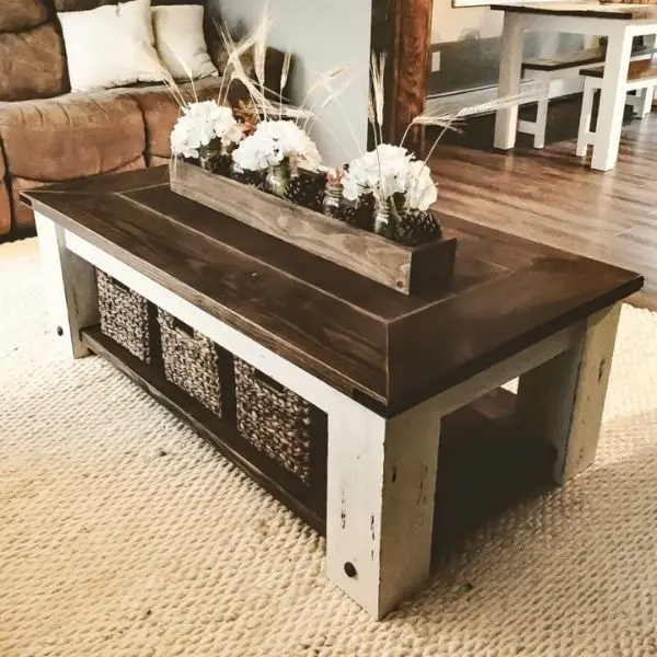 Chunky Farmhouse Coffee Table