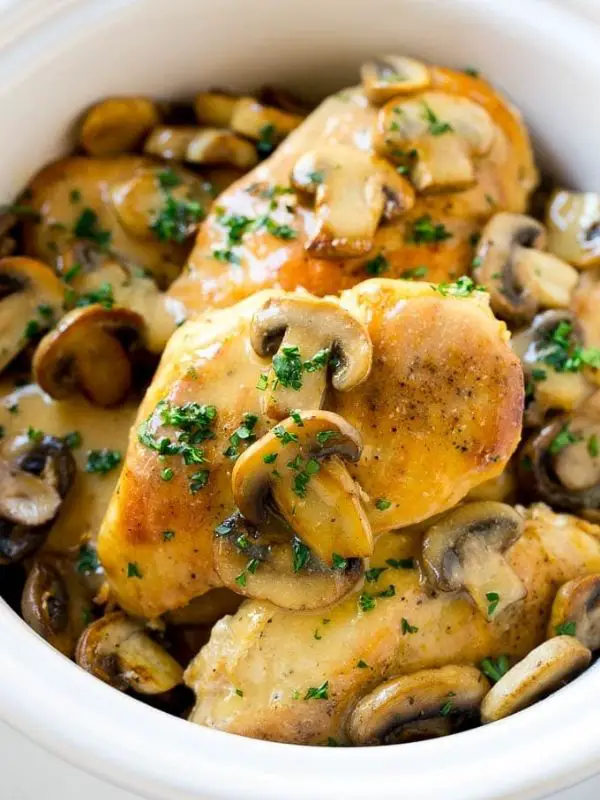 Crockpot Chicken Marsala