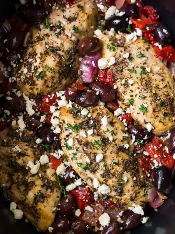 Crockpot Greek Chicken