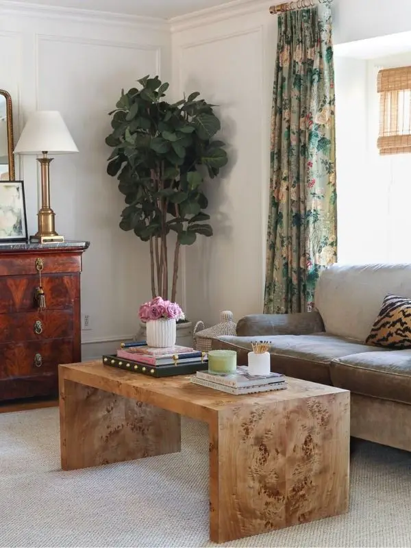 DIY Burl Coffee Table