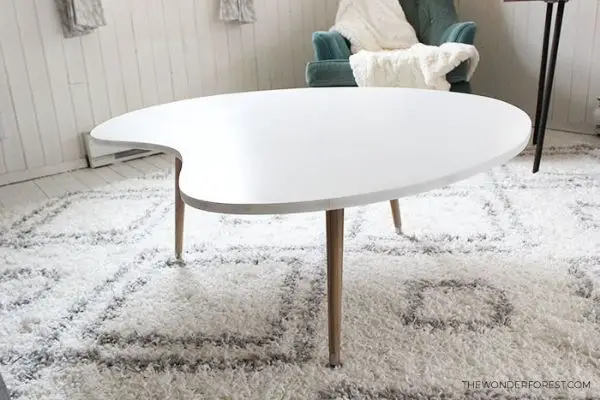 DIY Mid Century Modern Coffee Table