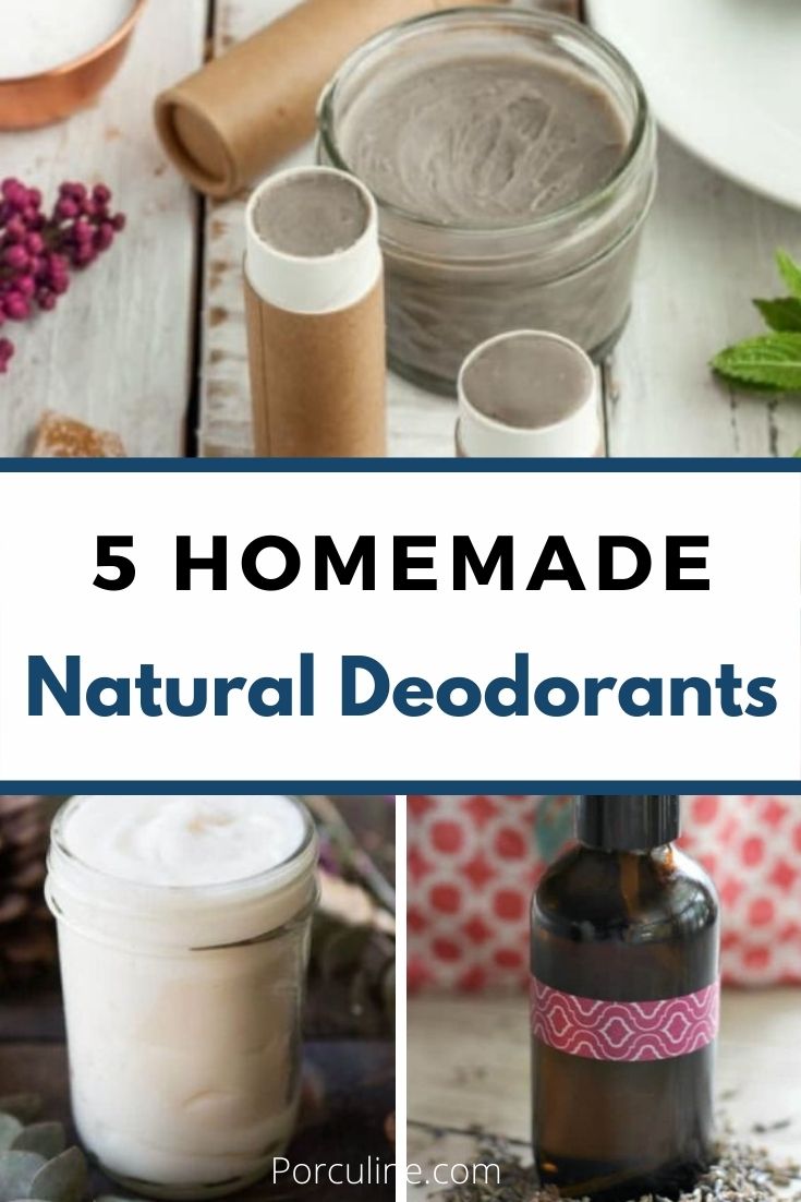 5 Easy DIY Natural Deodorant Recipes for Healthy Pits - Porculine