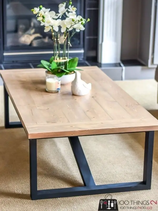 Rustic Industrial Coffee Table