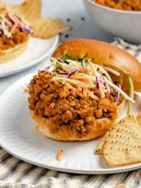 Slow Cooker Lentil Sloppy Joe