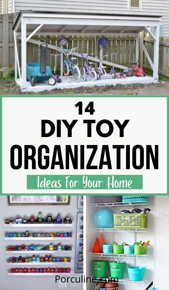 14 Insanely Easy DIY Toy Storage Ideas For Clutter-Free Home - Porculine