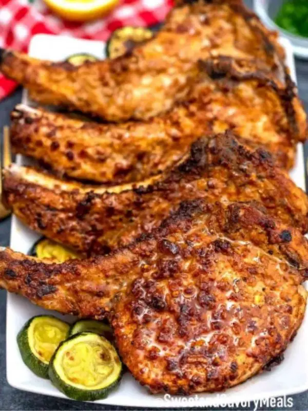 recipe for air fried pork chops