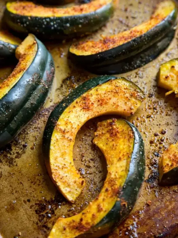 Chili Lime Roasted Acorn Squash