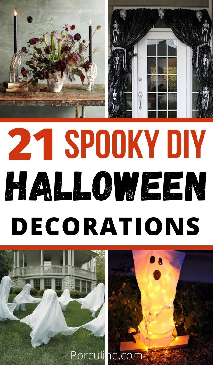 21 DIY Halloween Decorations That Are Easy To Make - Porculine